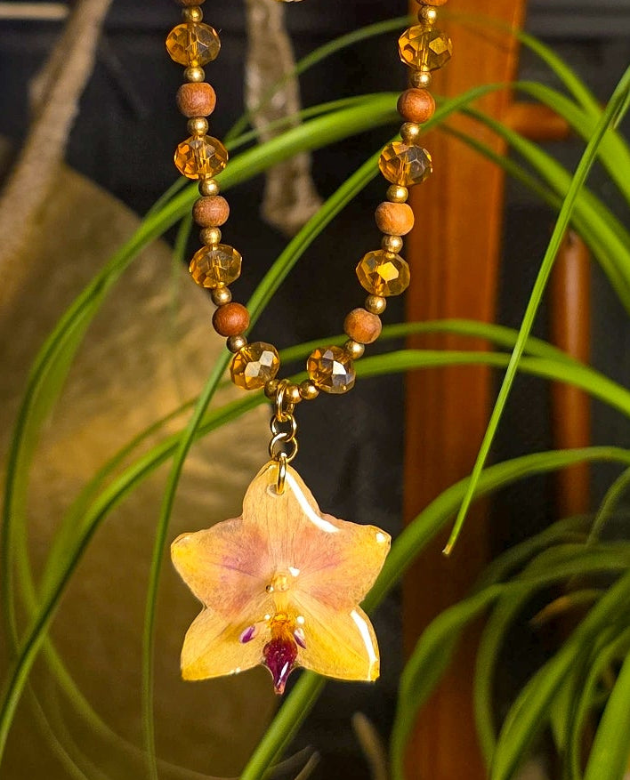 Orchid Honey necklace