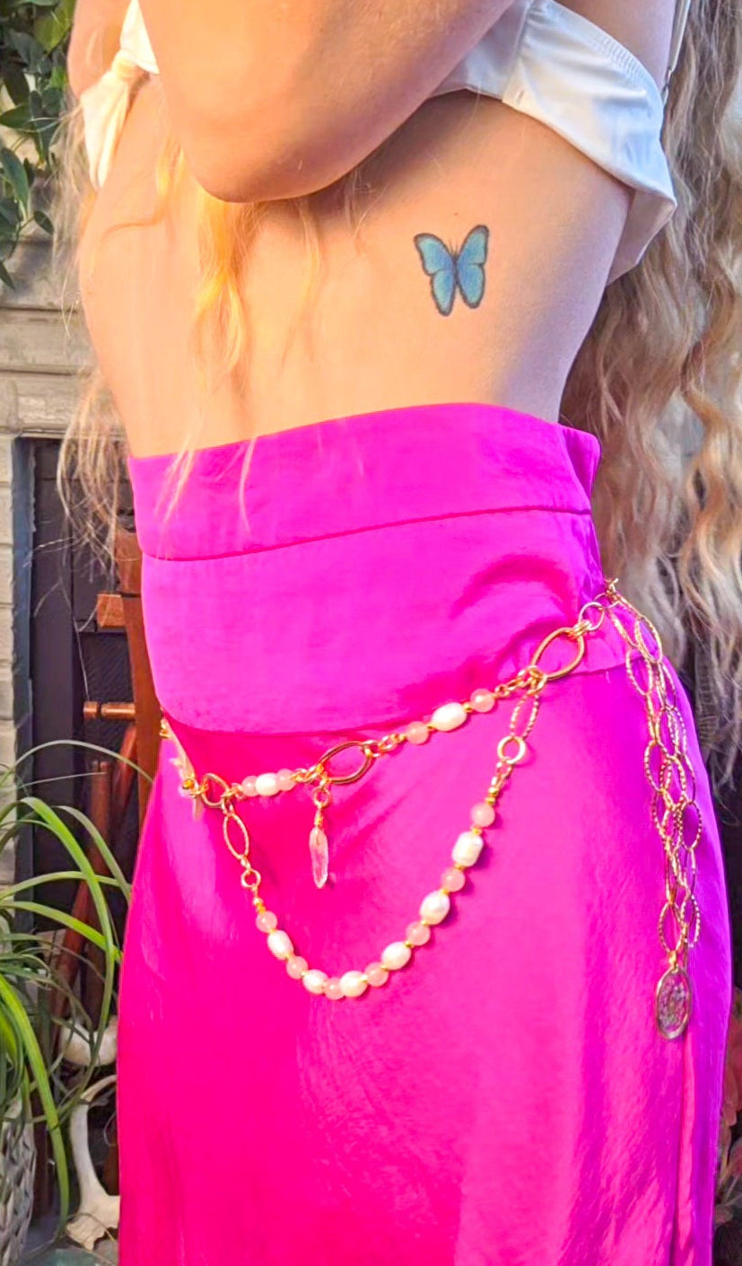 Orchid & Pearl belt