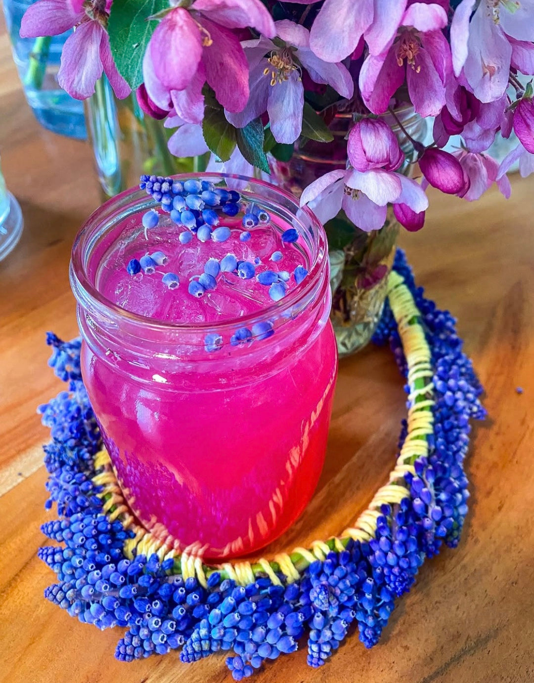 Grape Hyacinth Lemonade
