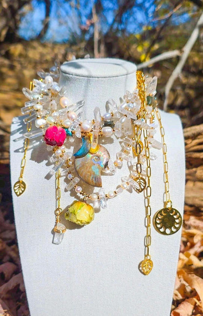 Eternal Bloom Necklace - pink