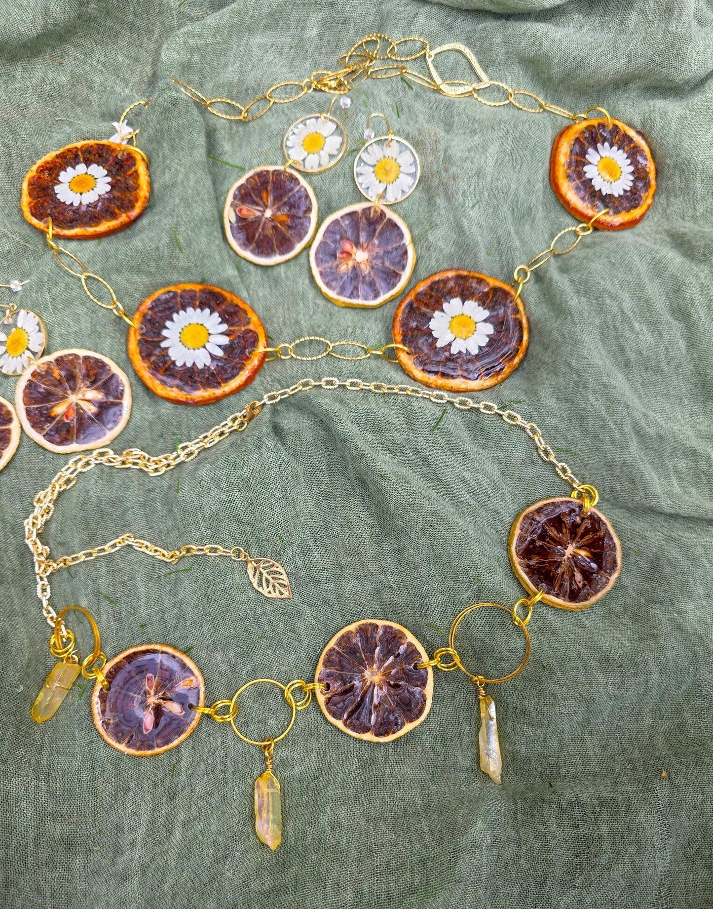 Citrus Daisy Belt