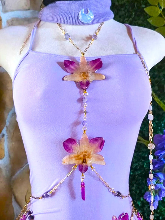 Orchid Body Chain