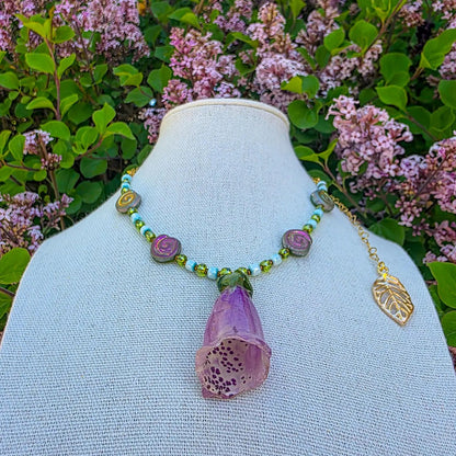 Foxglove necklace