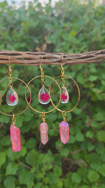 Sugar Bloom hoops