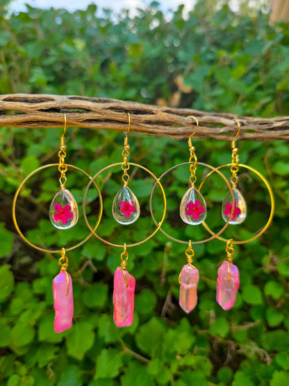 Sugar Bloom hoops