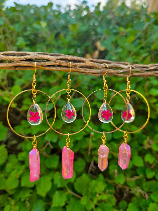 Sugar Bloom hoops