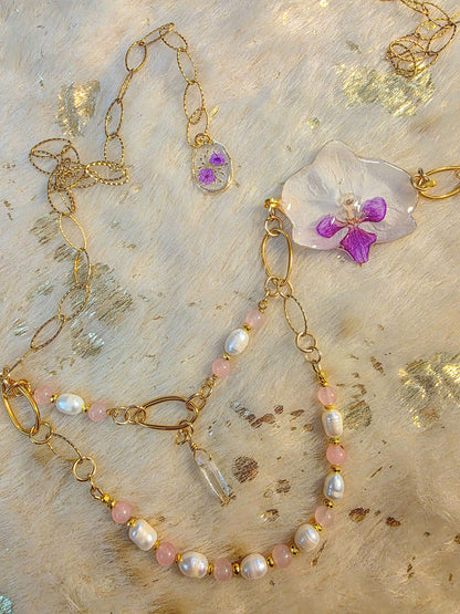 Orchid & Pearl belt