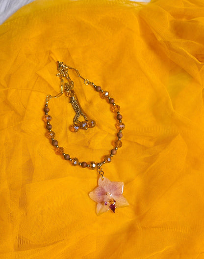 Orchid Honey necklace