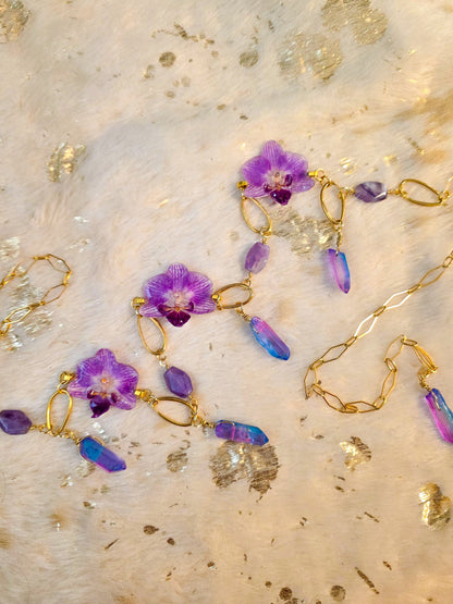 Twilight Orchid belt