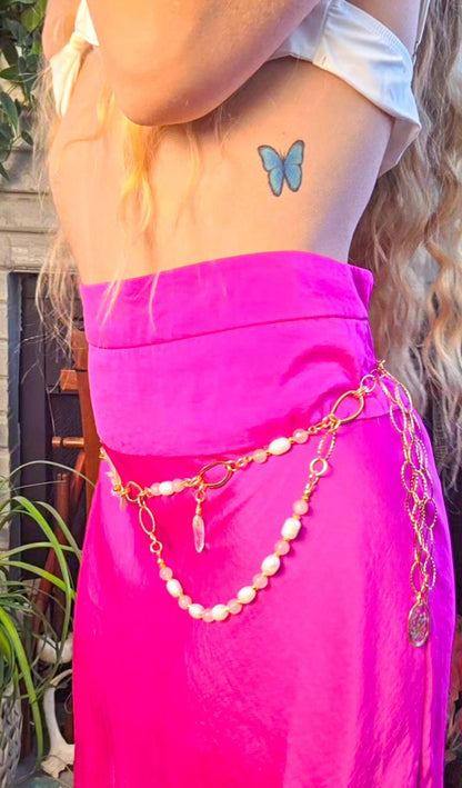 Orchid & Pearl belt