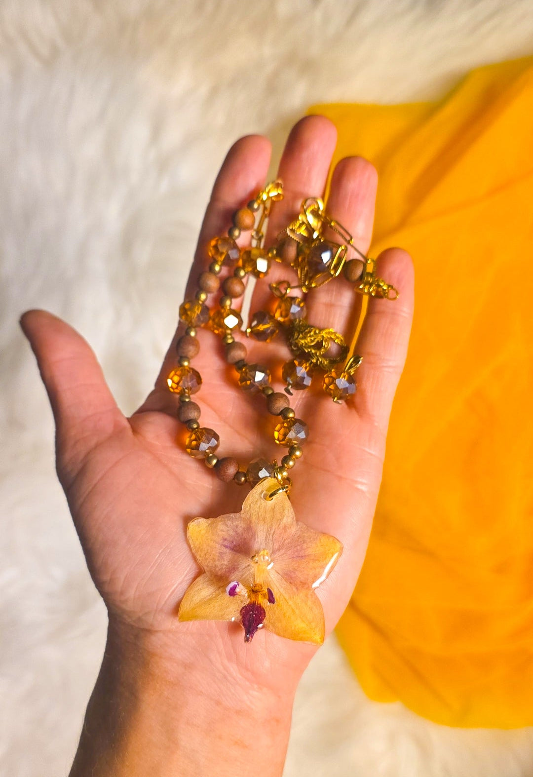 Orchid Honey necklace