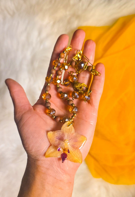 Orchid Honey necklace