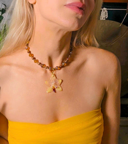 Orchid Honey necklace